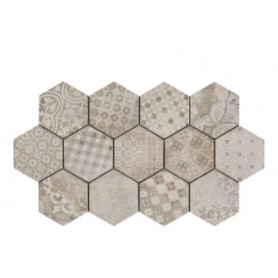 Ragno REWIND decoro cementine hexagon falicsempe és járólap 18x21