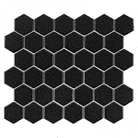 Dunin HEXAGONIC Black 51mat mozaik