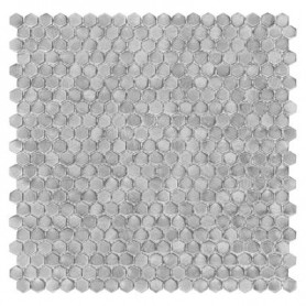 Dunin Metallic Allumi silver hexagonic 14 mozaik