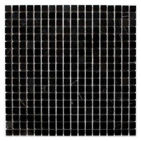 Pure BLACK 15 matt márvány mozaik kép