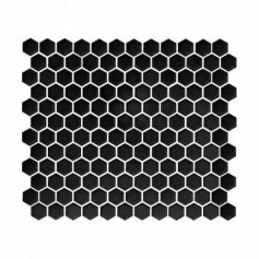 Mini Hexagon Black mozaik kép