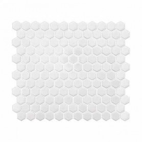 Mini Hexagon White mozaik kép