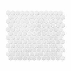 Mini Hexagon White mozaik kép