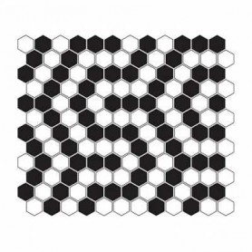 Dunin Mini Hexagon B&W Coral mozaik